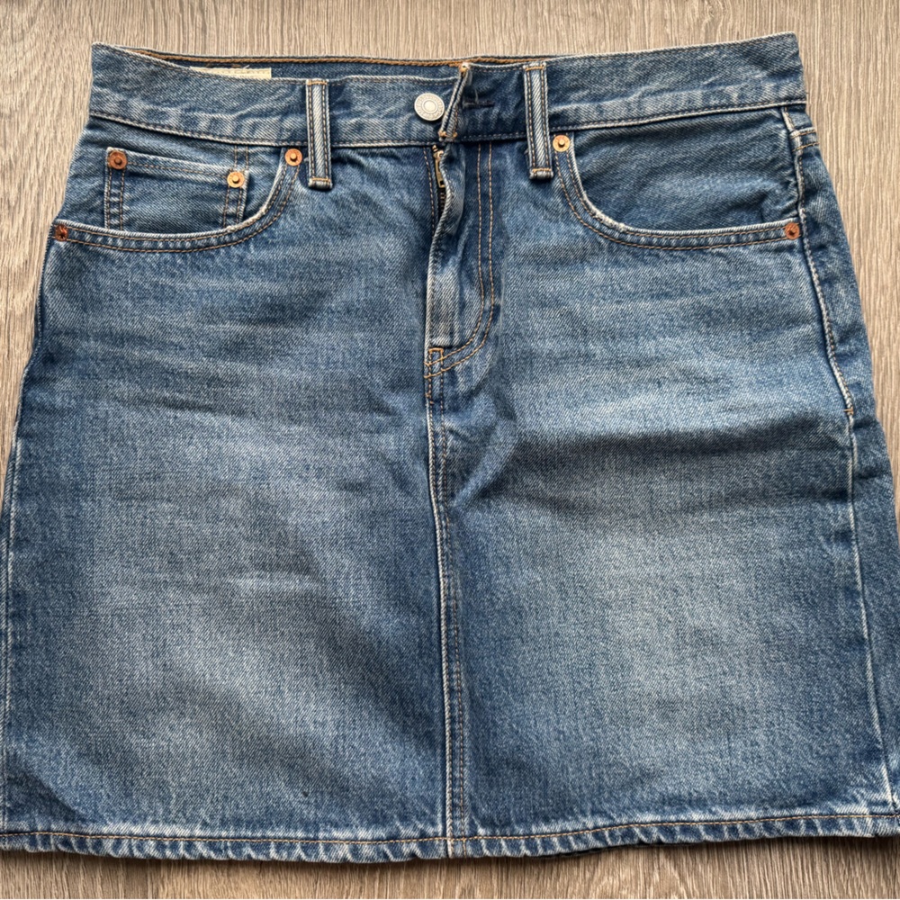 Levi's Blue Casual Denim Skirt